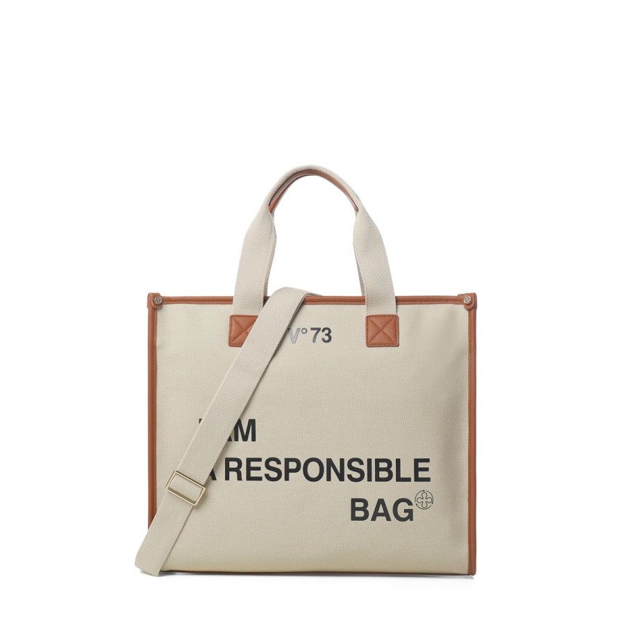 Borse V73 | Shopping Responsibility Bis Beige