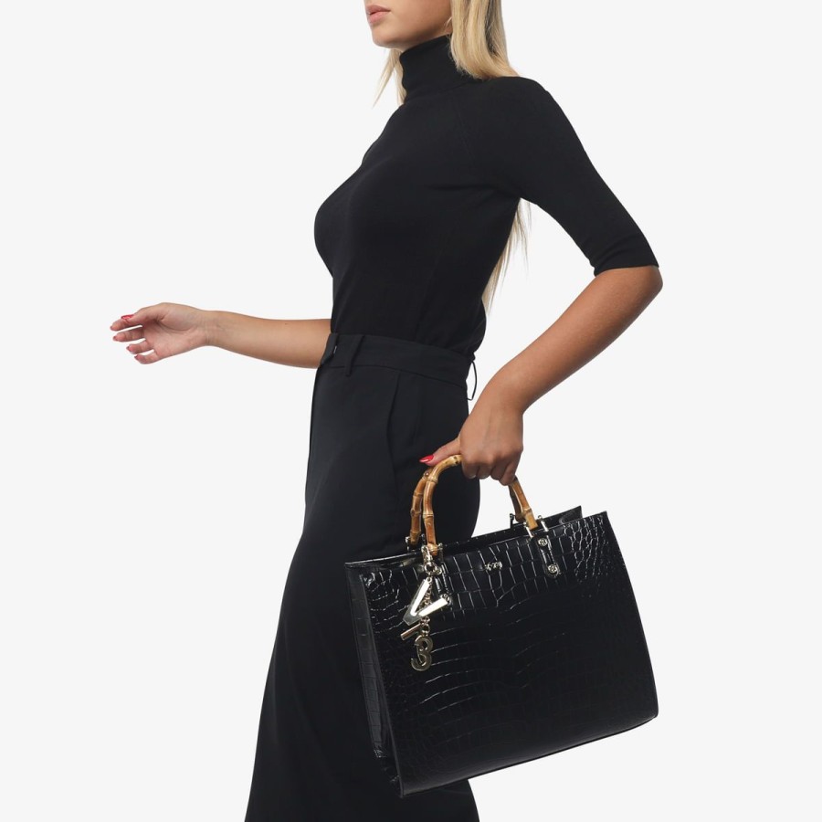 Borse V73 | Shopping Perla Nero