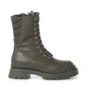 Calzature V73 | Stivaletti Elara Biker Verde Militare